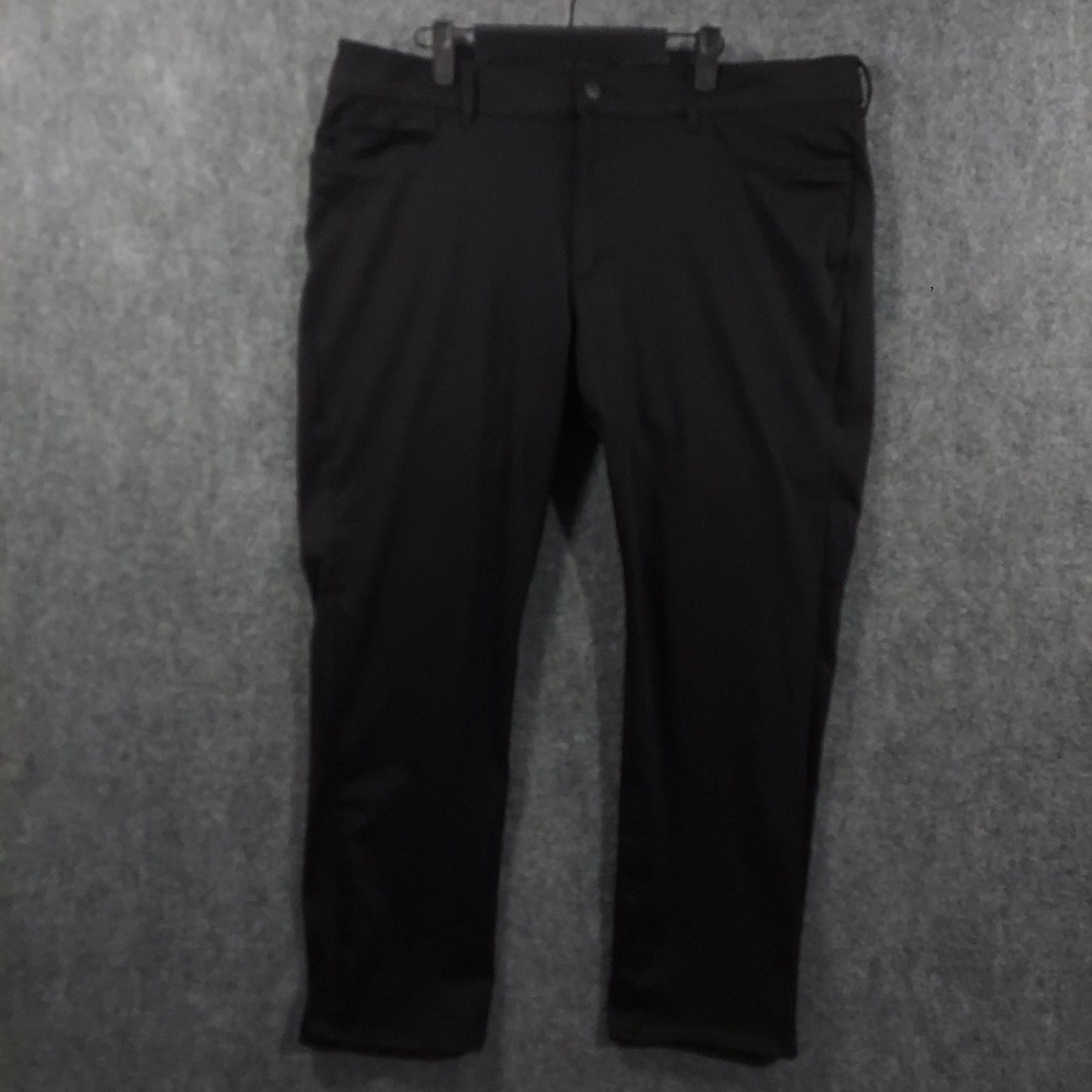 Lee Pants Mens‎ Fits 40x28 Black MVP Crosstown Chino Regular Fit Stretch Casual
